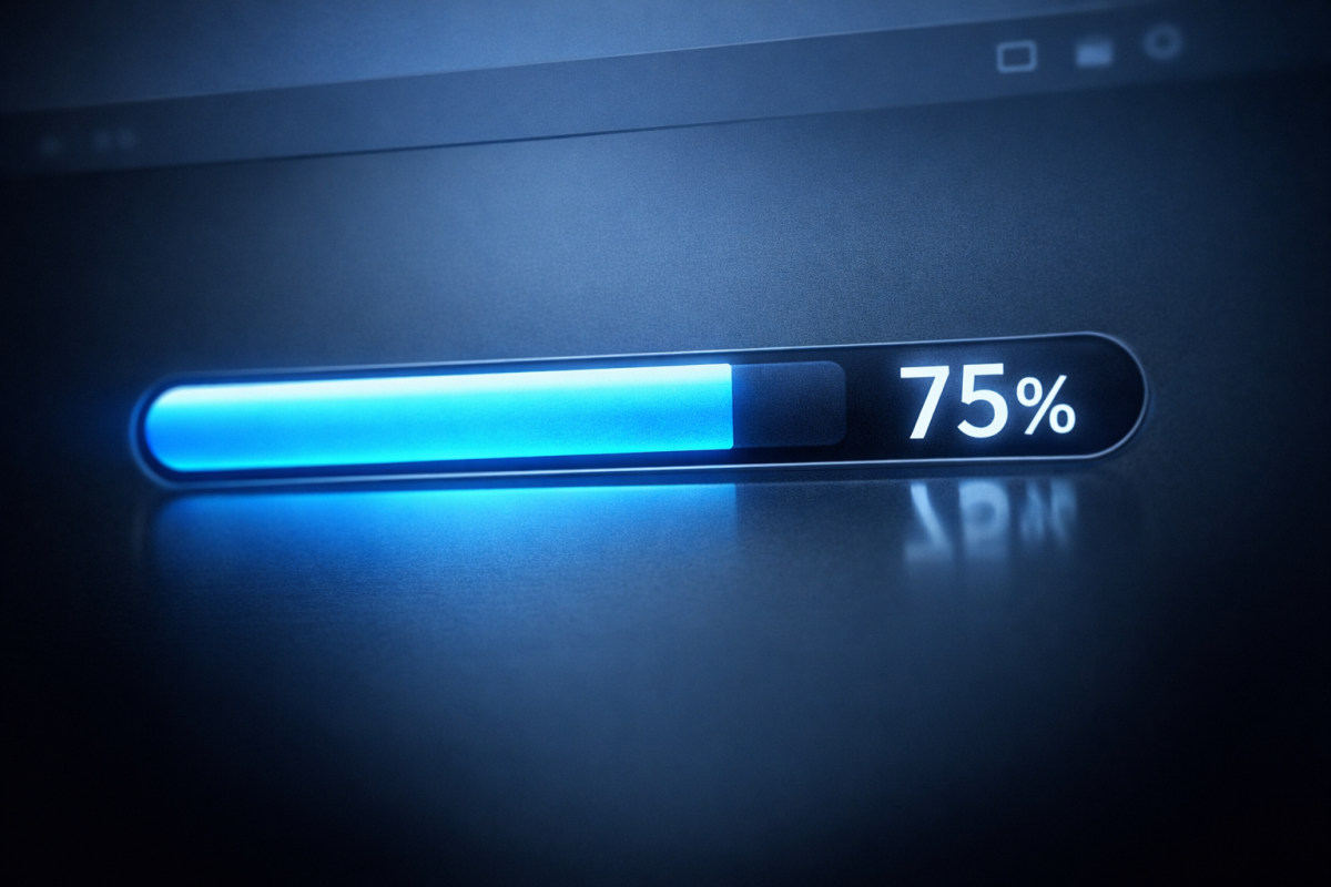 Multi-step registration form with progress bar