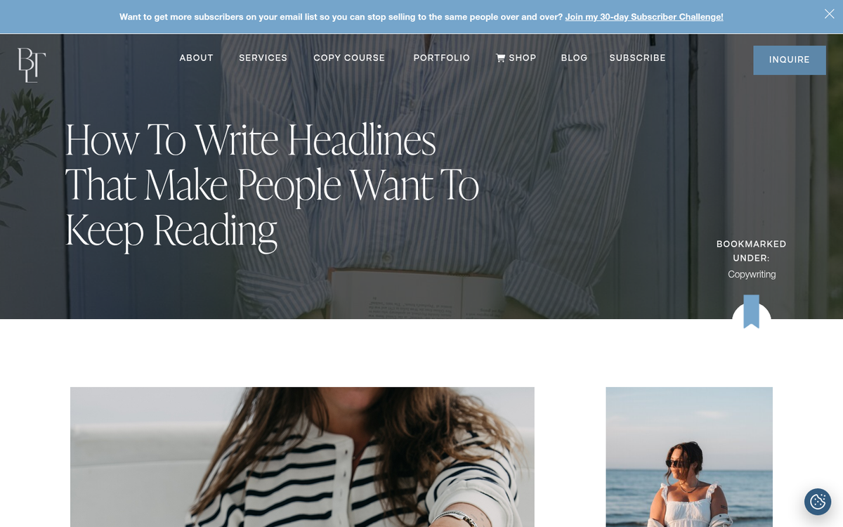 Overly complex cluttered website screenshot example