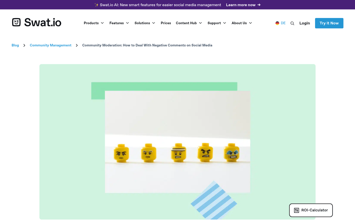 Person looking stressed at negative online comments