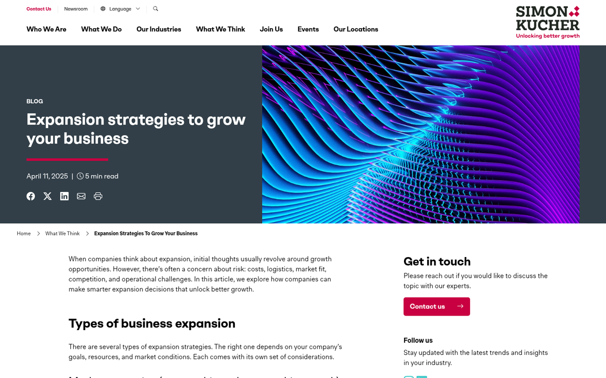 Global market expansion strategy illustration