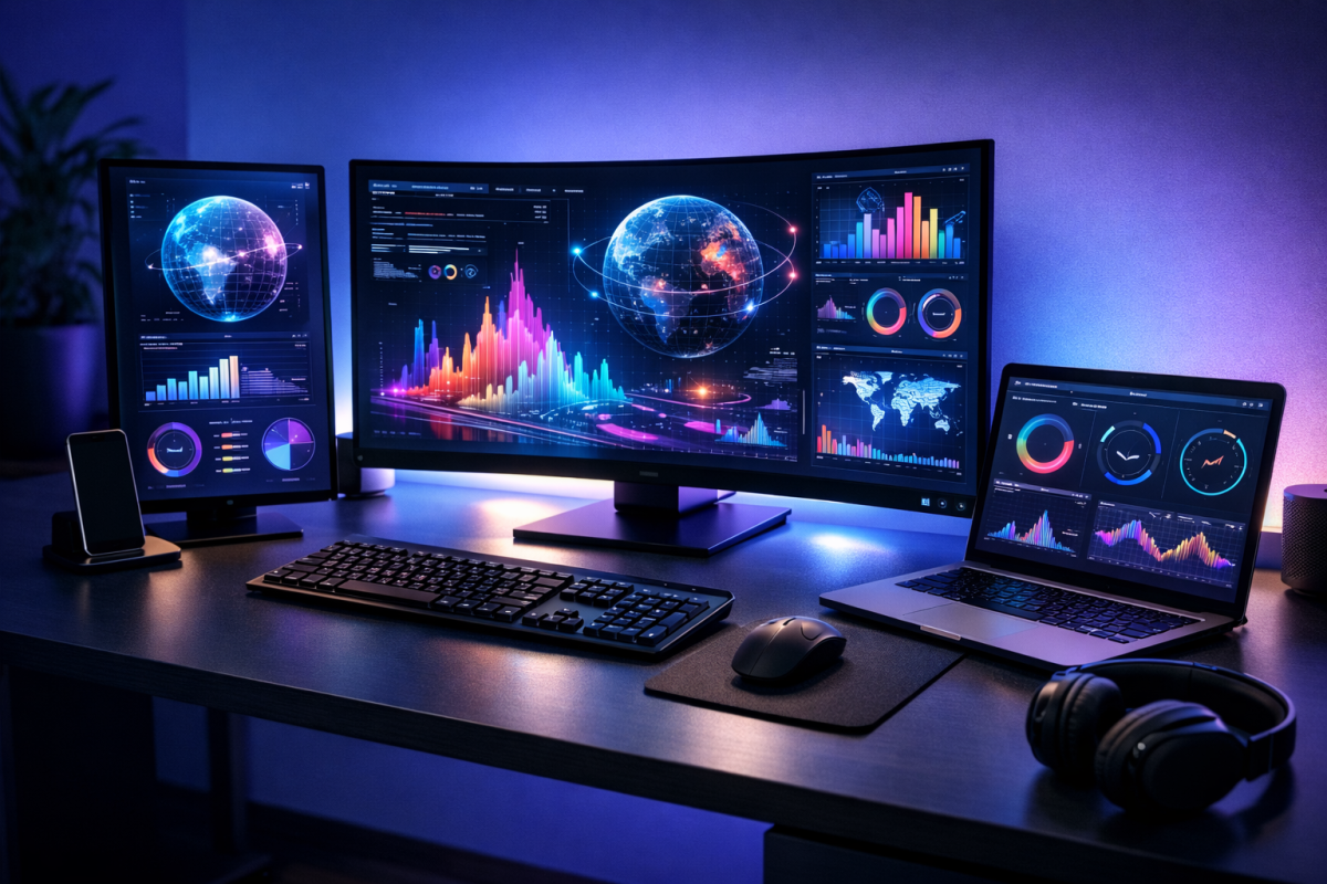 AI chatbot interface on computer screen