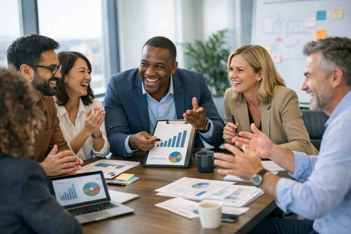 Forum members receiving badges and recognition