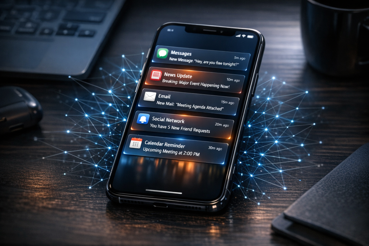MegaPush push notification ad network interface