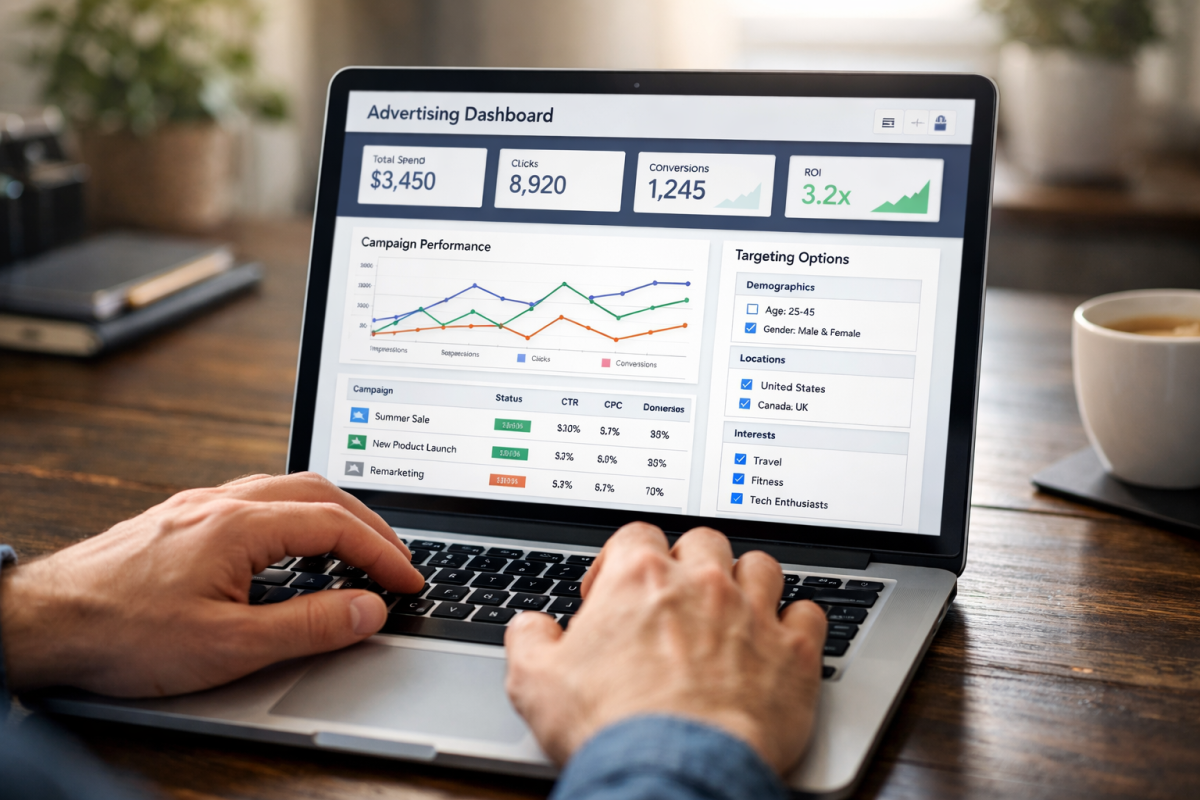 MegaPush push notification campaign setup interface