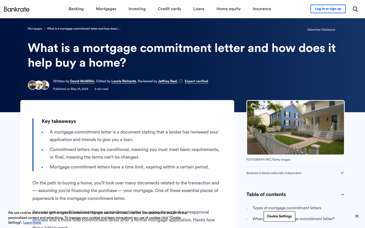 Website with positive pre-verification CTA example