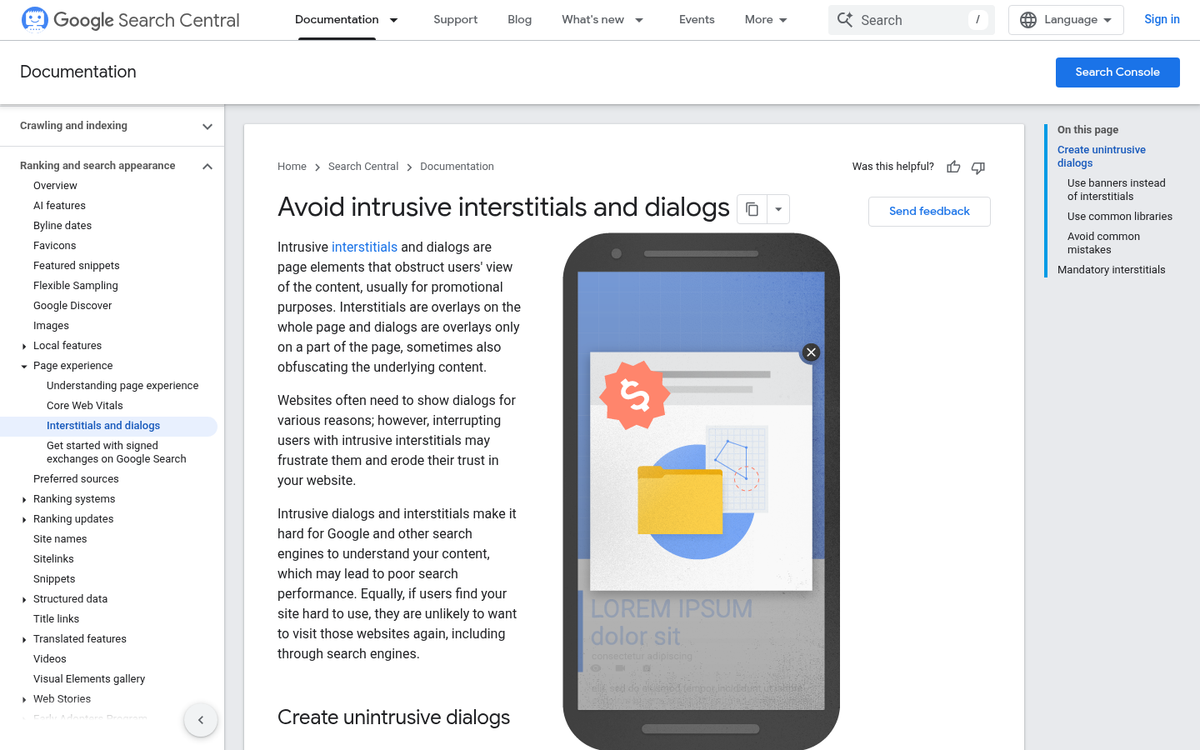 Website with contextual display advertising example