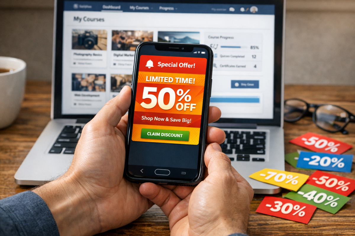 Coupon codes shared with online followers