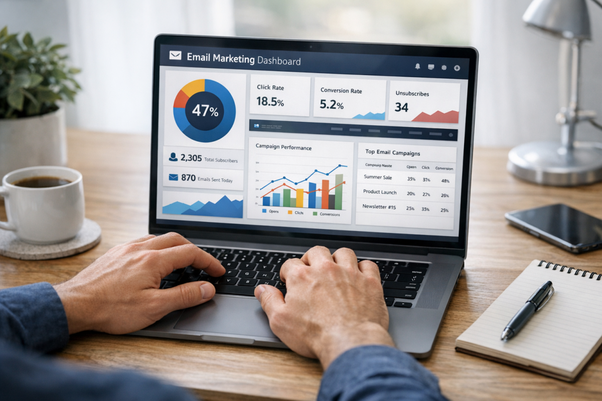 Email marketing campaign for online courses