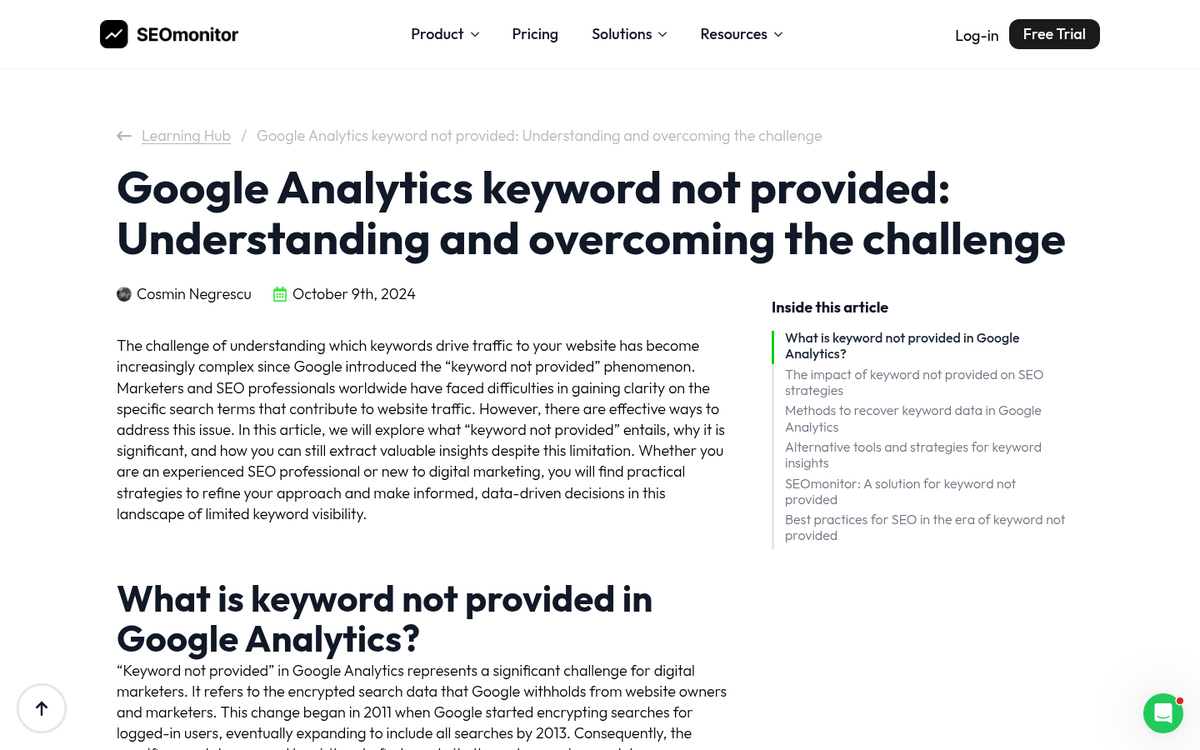 Analytics dashboard with blocked traffic sources