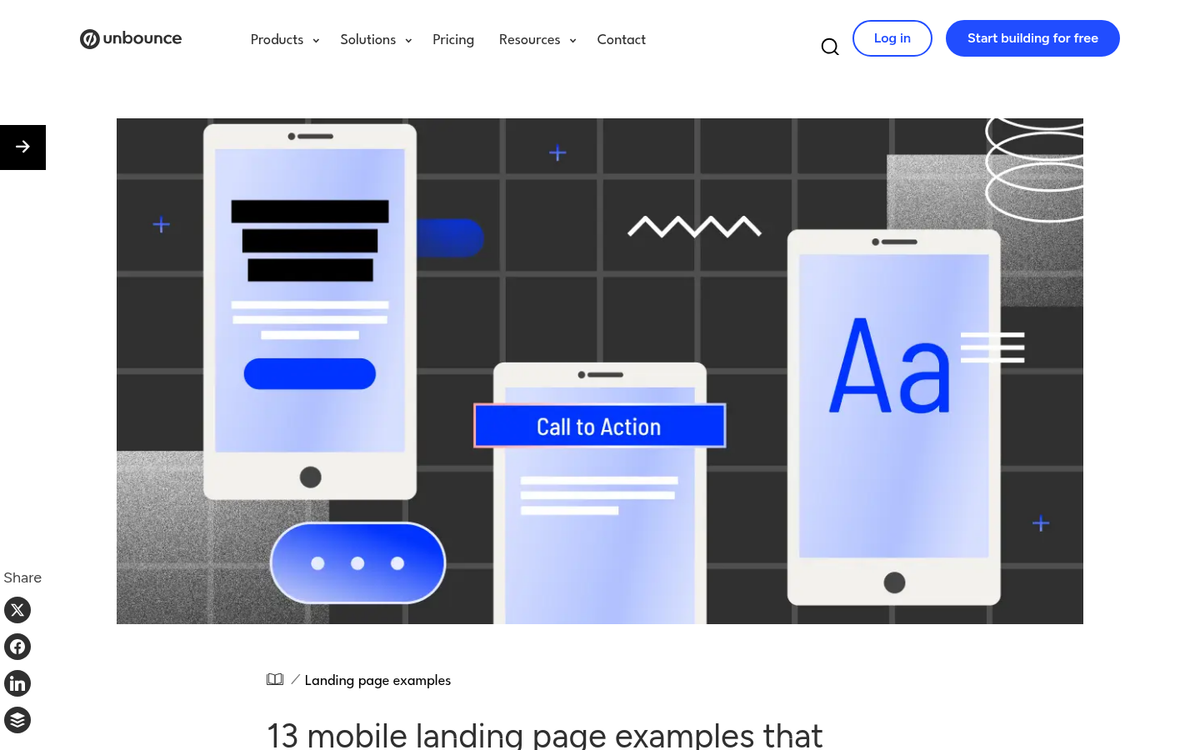 Google Ads landing page quality example