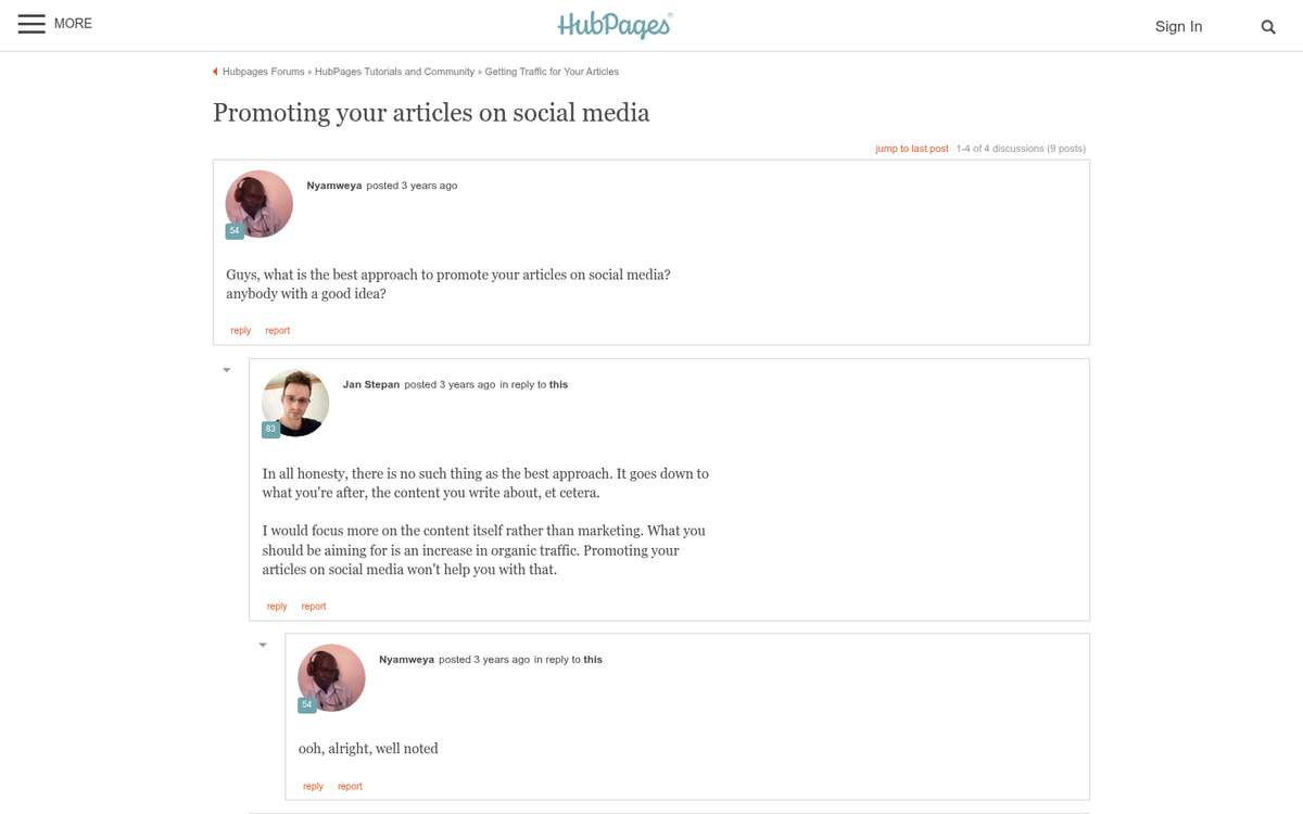 Person sharing content on social media