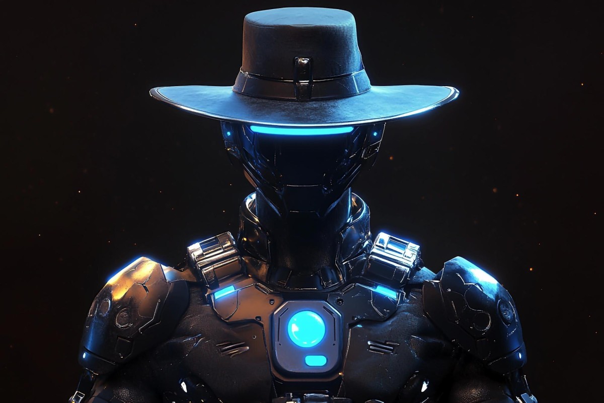 Hacker using black hat SEO techniques