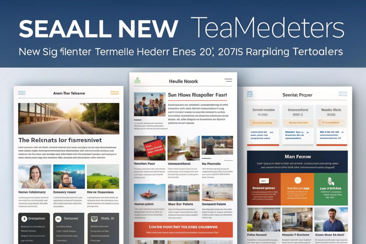 Person planning newsletter content on paper