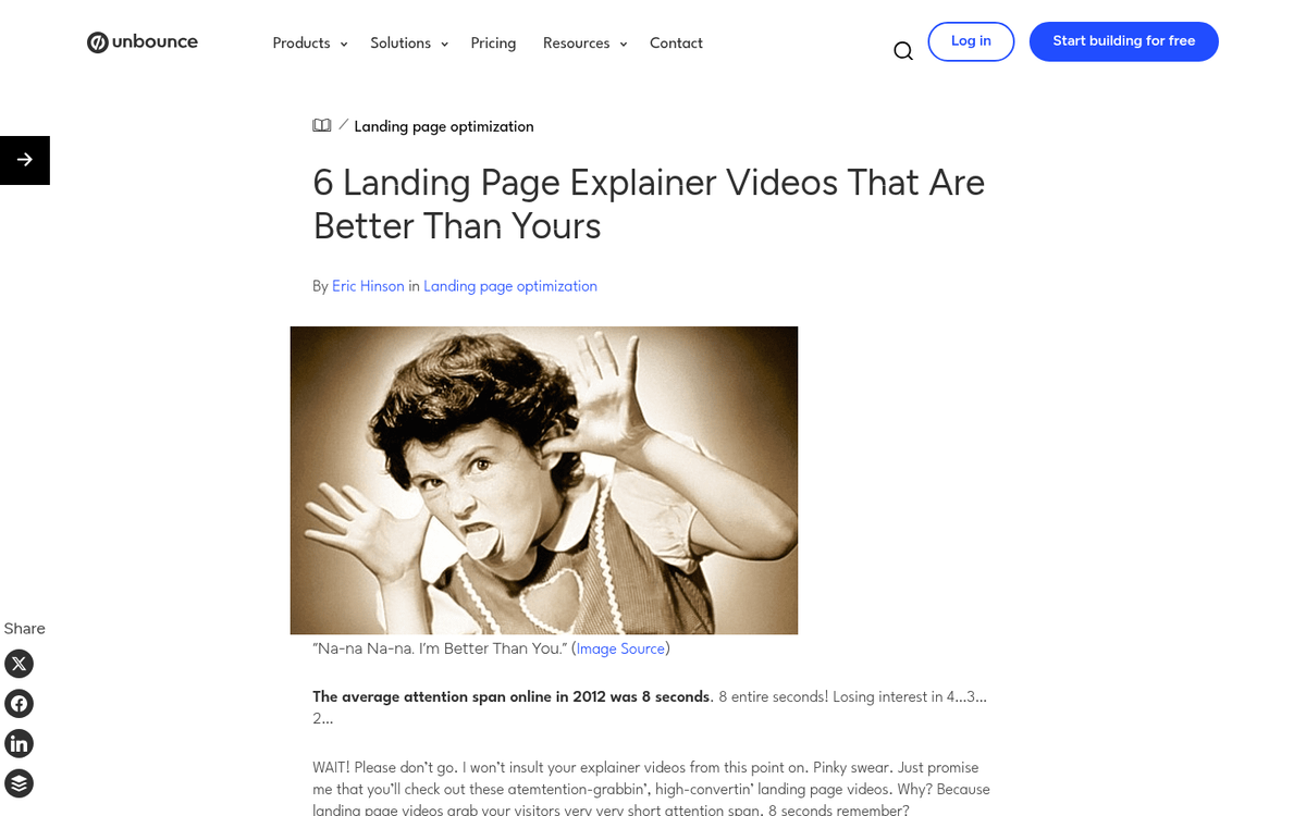 Landing page with lengthy form fields