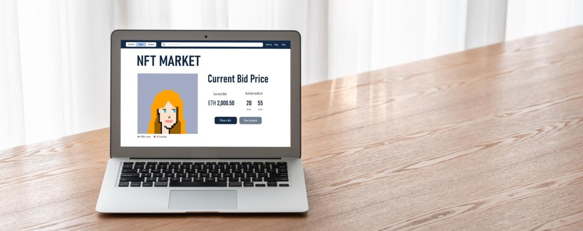 Advertisement positioned prominently on webpage layout