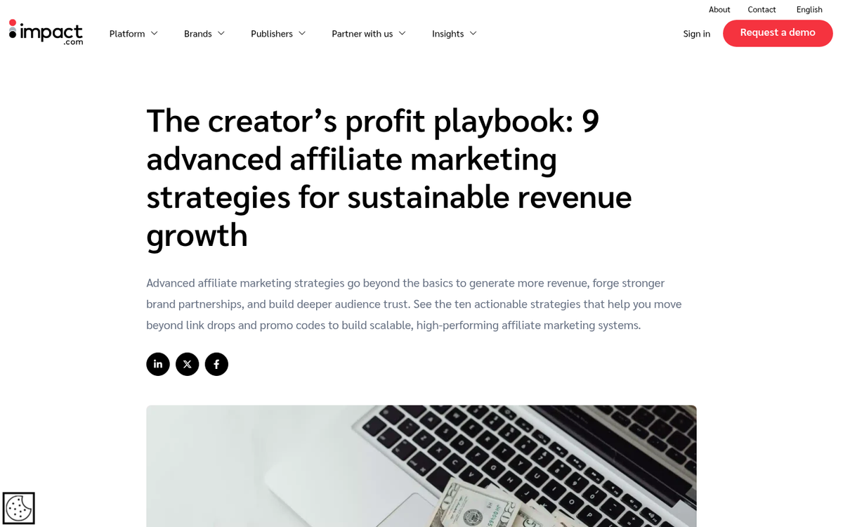 Website with engaging, high quality content