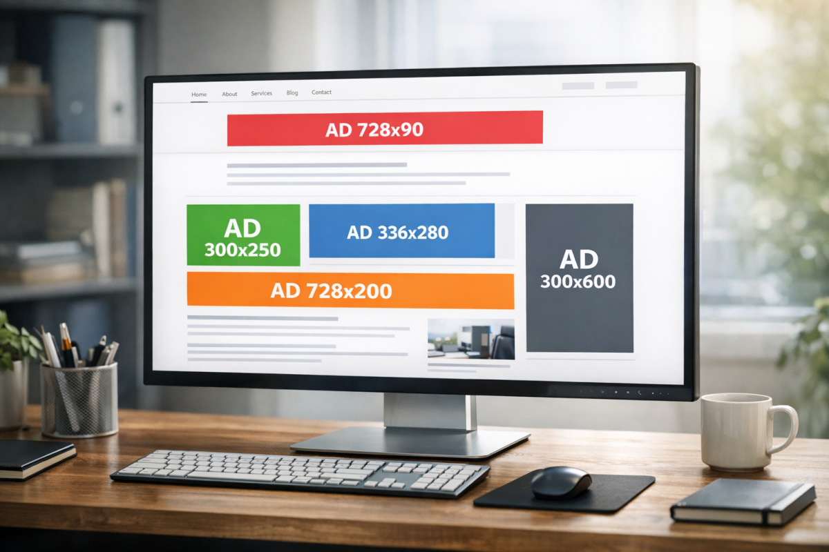 Various digital ad unit format examples