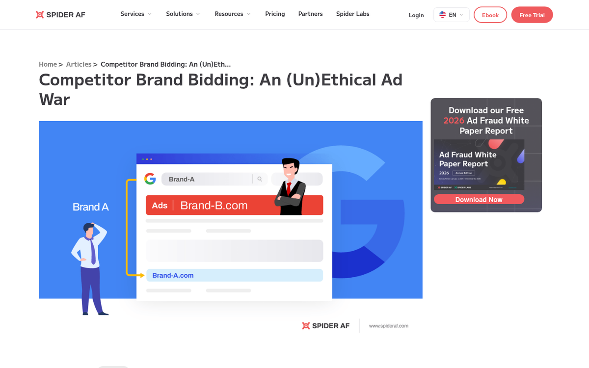 Competitor brand name PPC bidding mistakes
