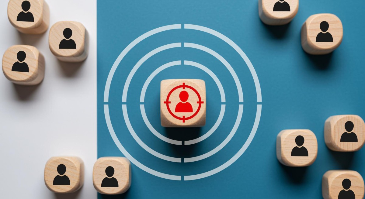 Person thinking with light bulb overhead