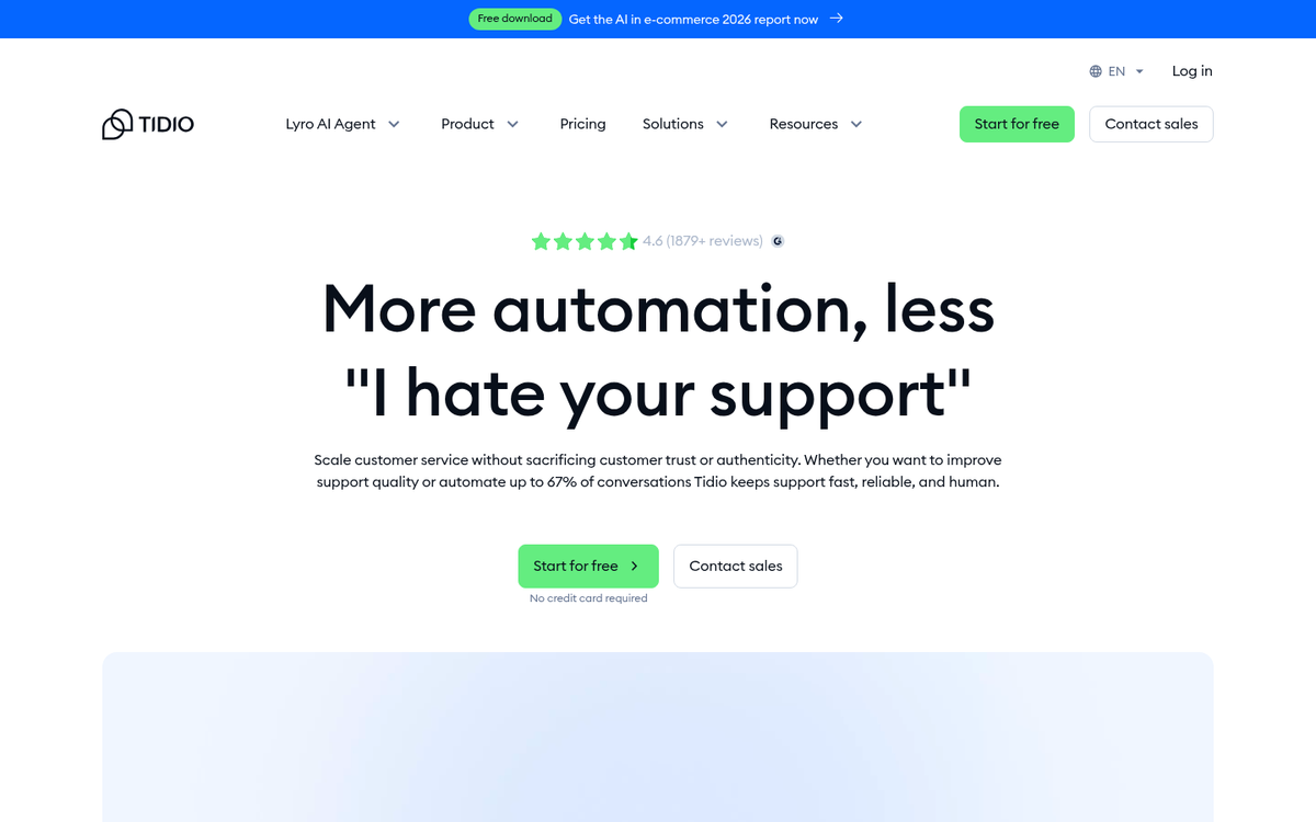 Tidio live chat Shopify integration interface