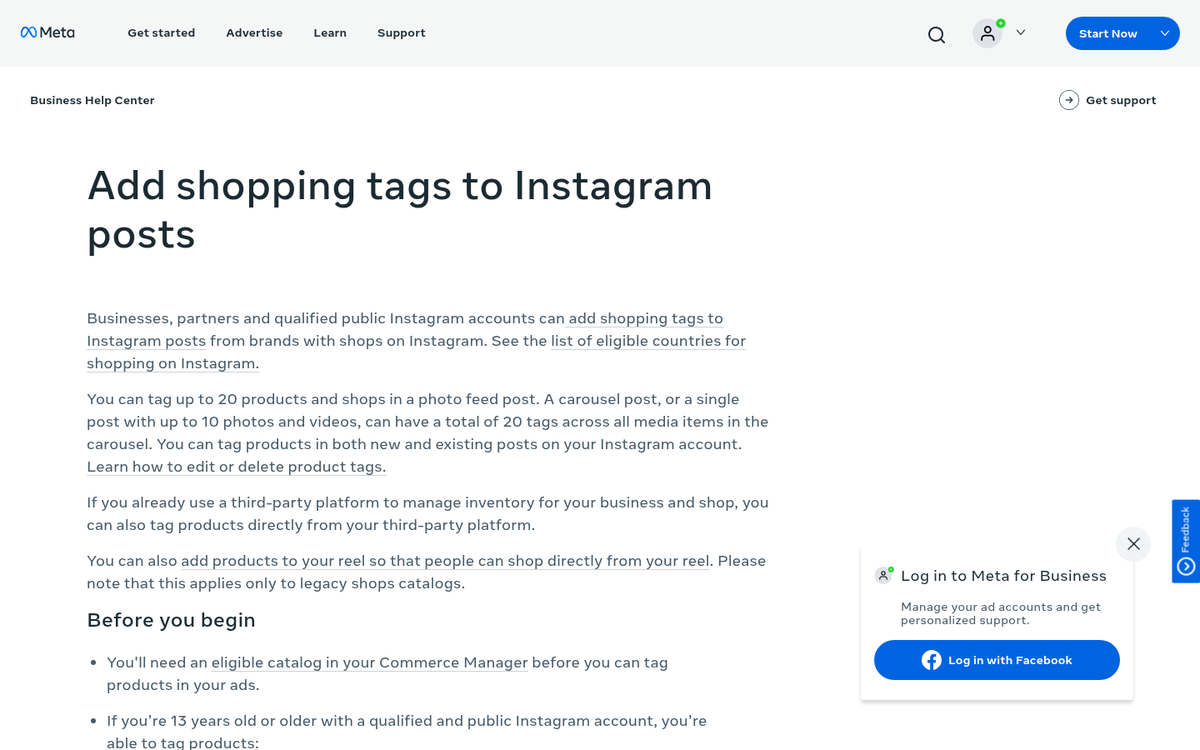 Instagram Shop product browsing interface screenshot