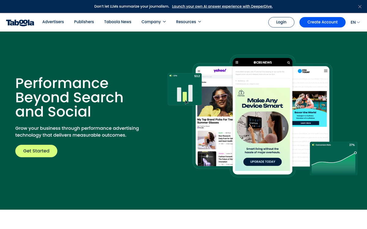Connecting with online traffic source partners