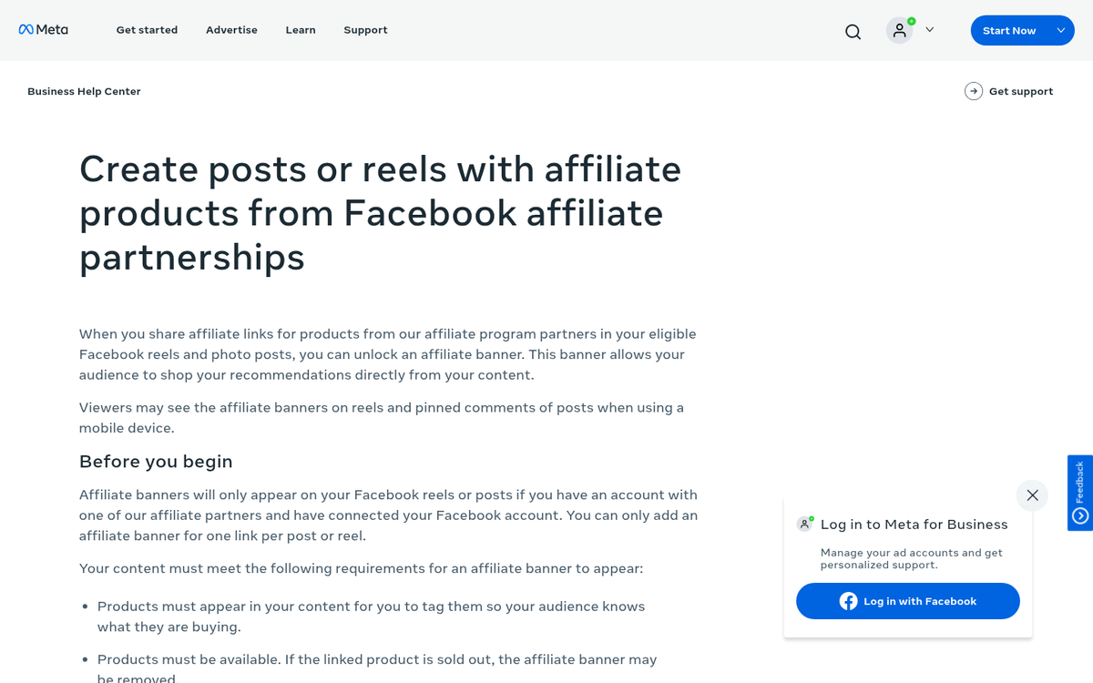 Facebook Ads campaign manager interface screenshot