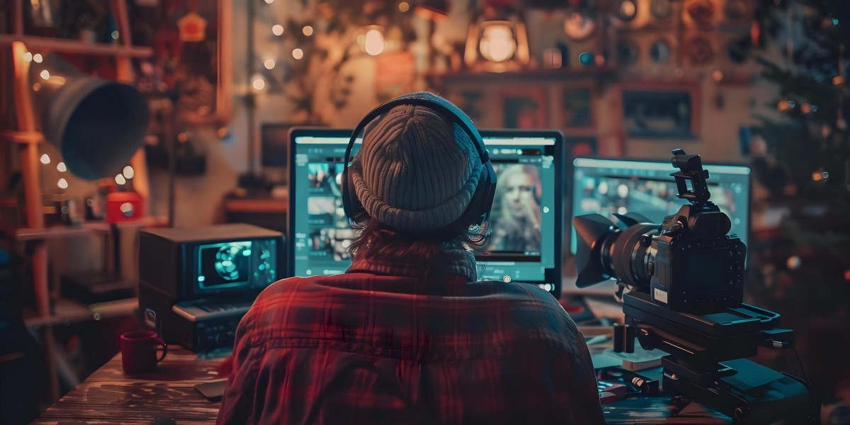 Person filming themselves with a camera