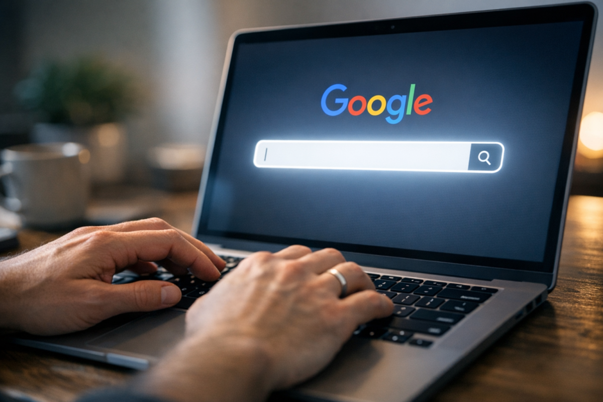 Google Ads interface on a computer screen