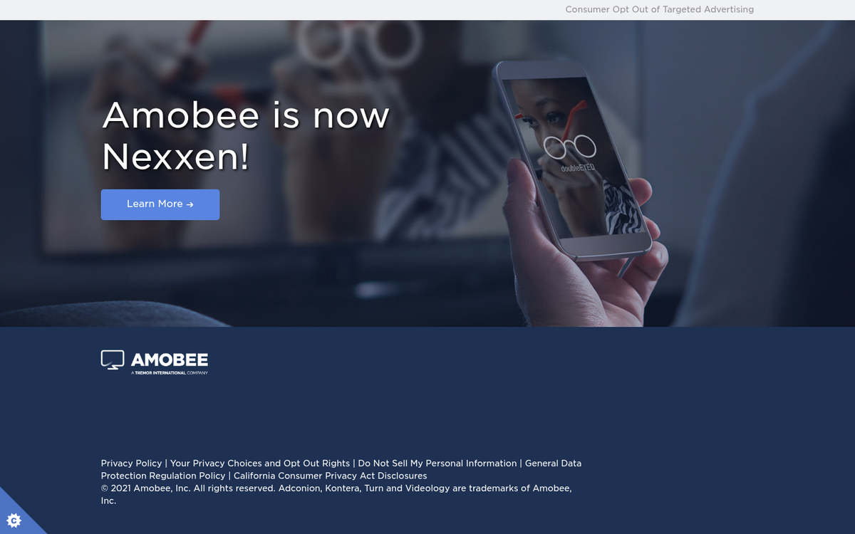 Amobee video ad network platform screenshot