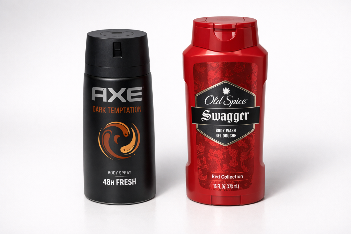 Side-by-side product comparison chart illustration