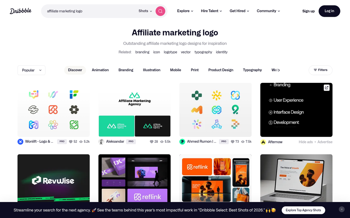 Branded website with logo and colors