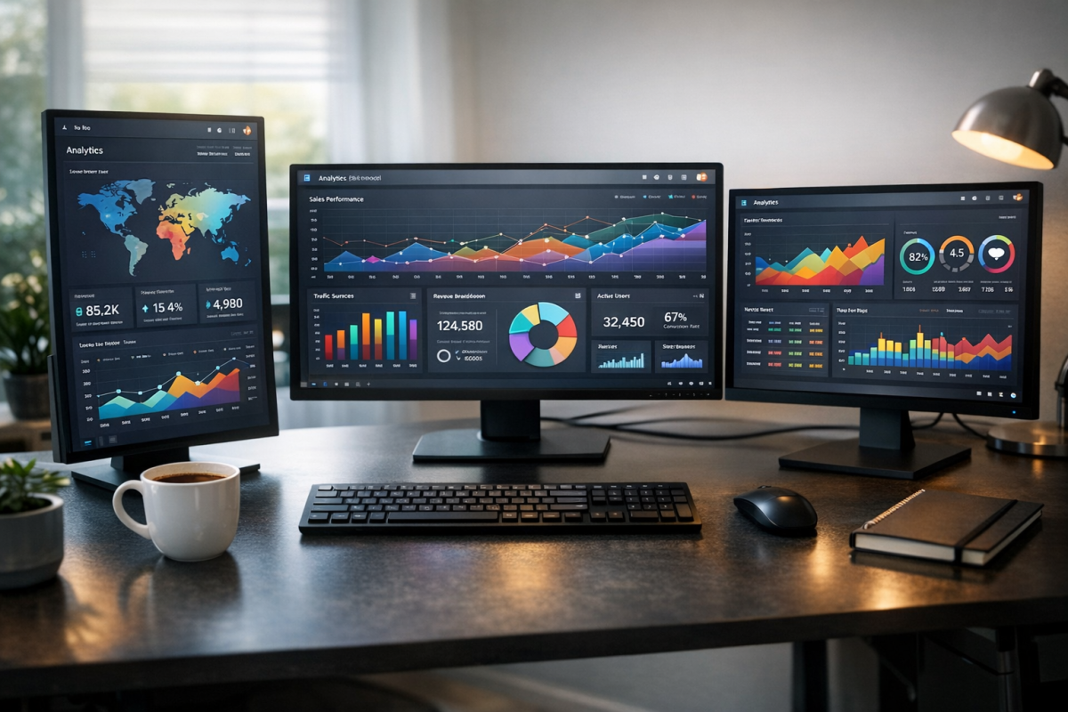 ChatGPT interface for competitor traffic analysis