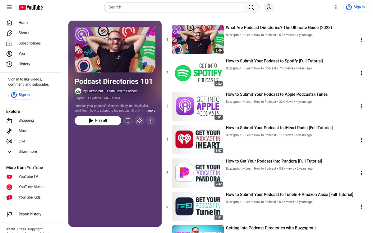 Podcast microphone setup for recording content