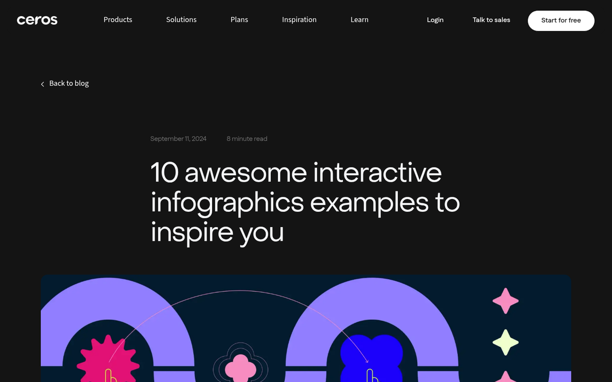 Colorful infographic showing organic traffic growth strategies