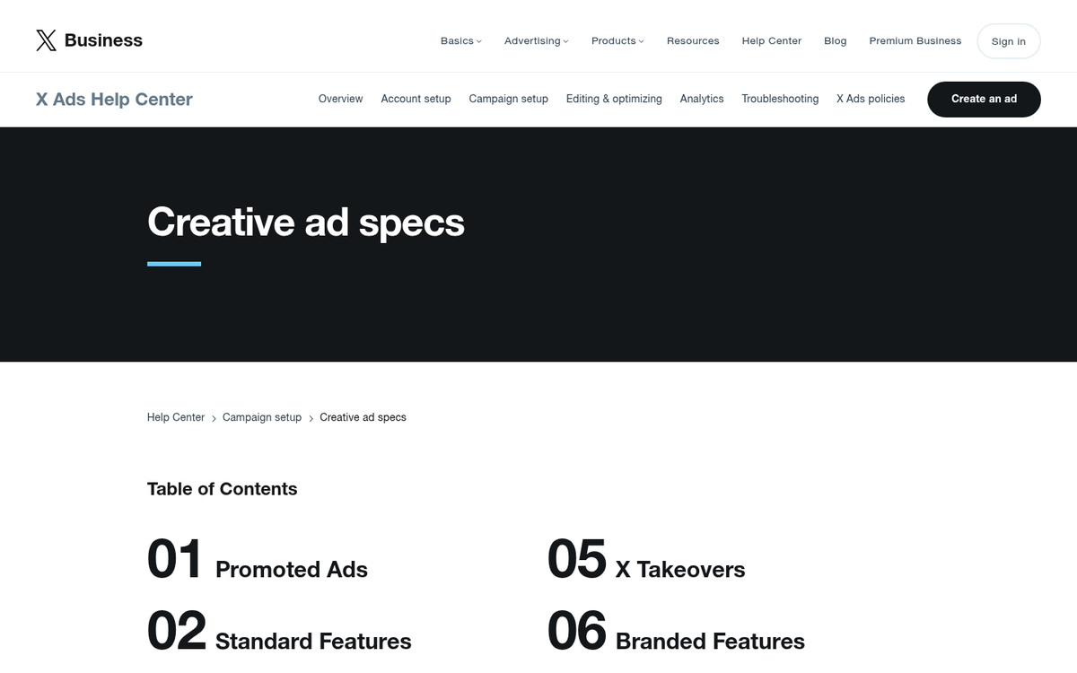 Twitter website card ad creation interface