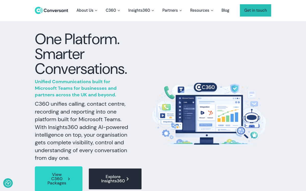 Conversant advertising network homepage screenshot