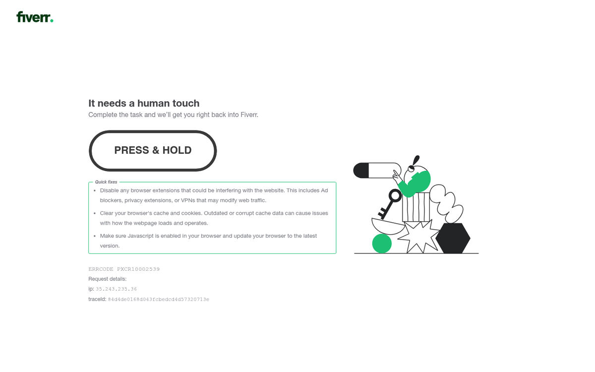 Social media icons on a webpage