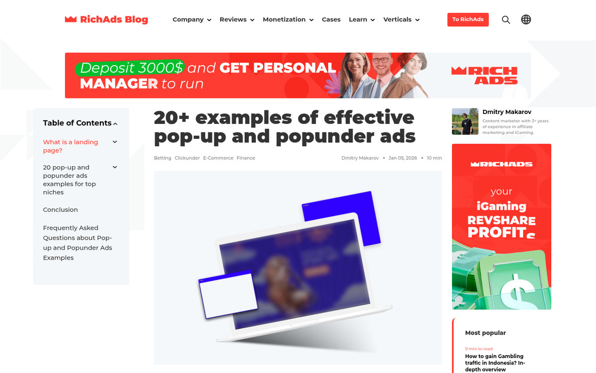 Browser window appearing behind main screen