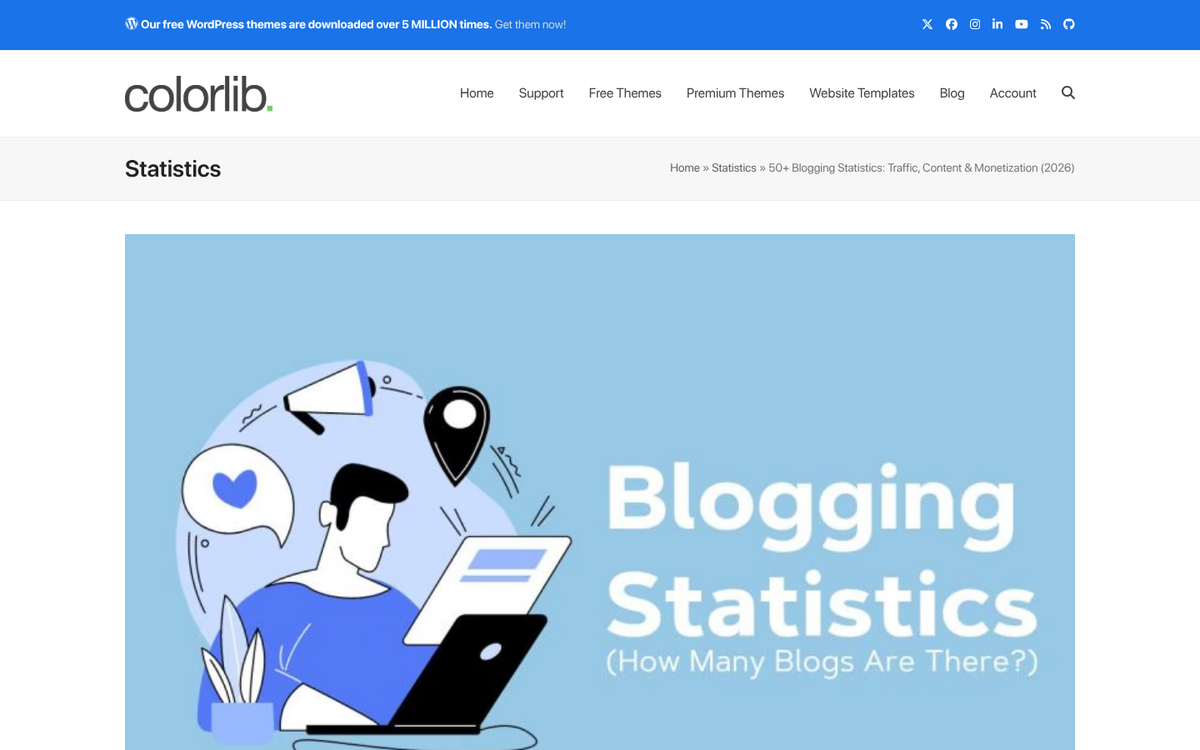 Website traffic graph showing upward growth trend