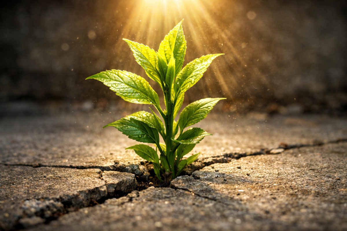 Graph showing unlimited upward business growth