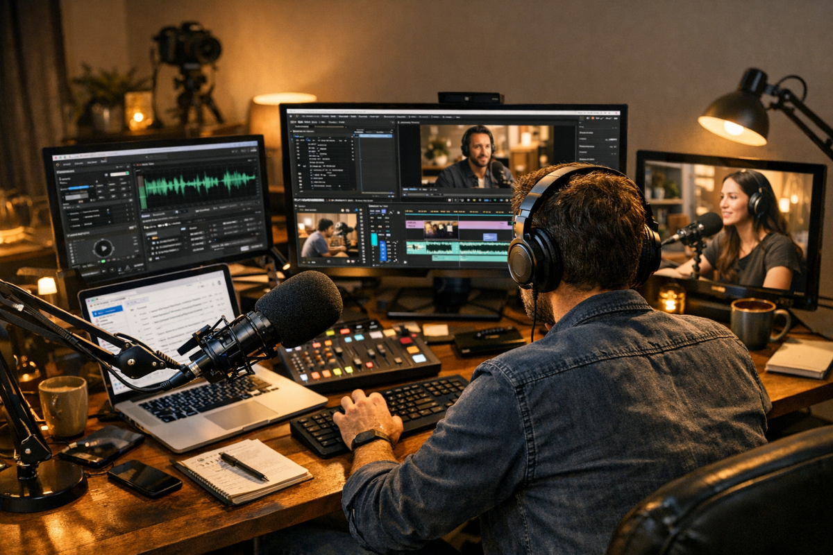 Businessman using blog as leverage tool