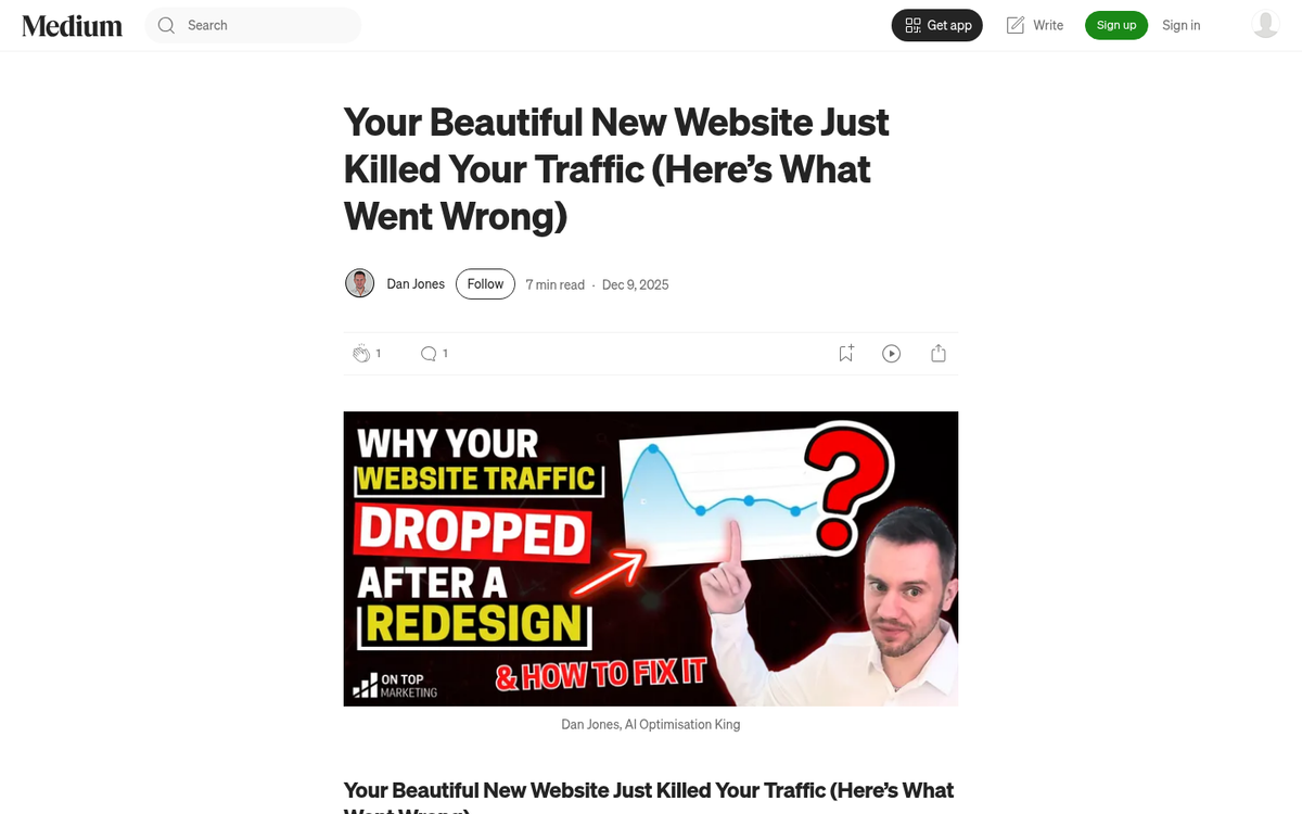 Outdated website content driving visitors away