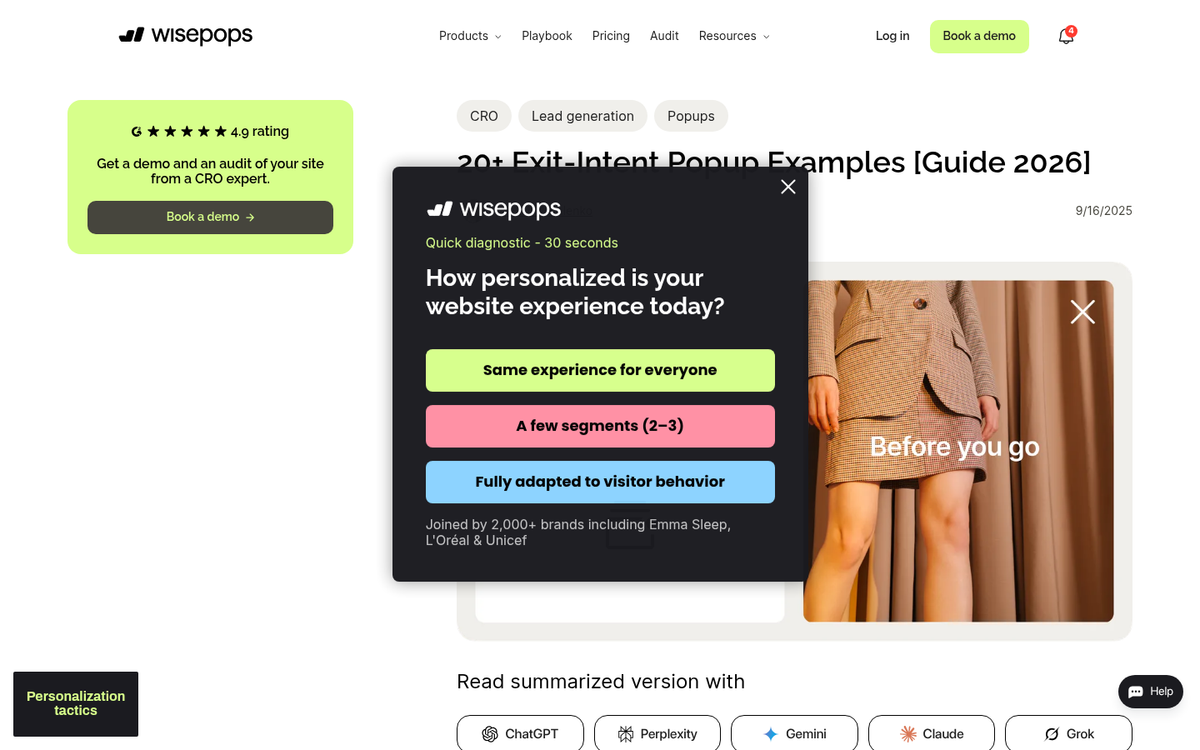 Website sale promotion banner example