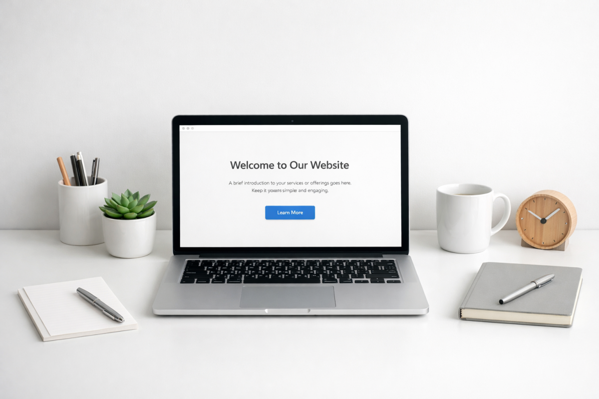 Promotional sale banner on a website