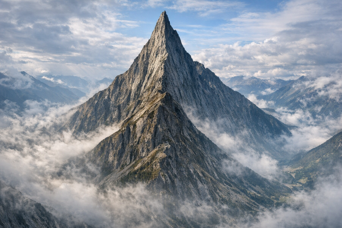 Line graph showing traffic spike then decline