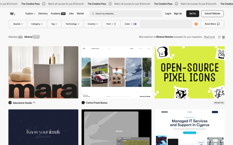 Lightweight website version handling high traffic