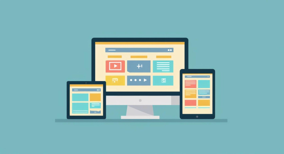 Mobile website design on multiple devices