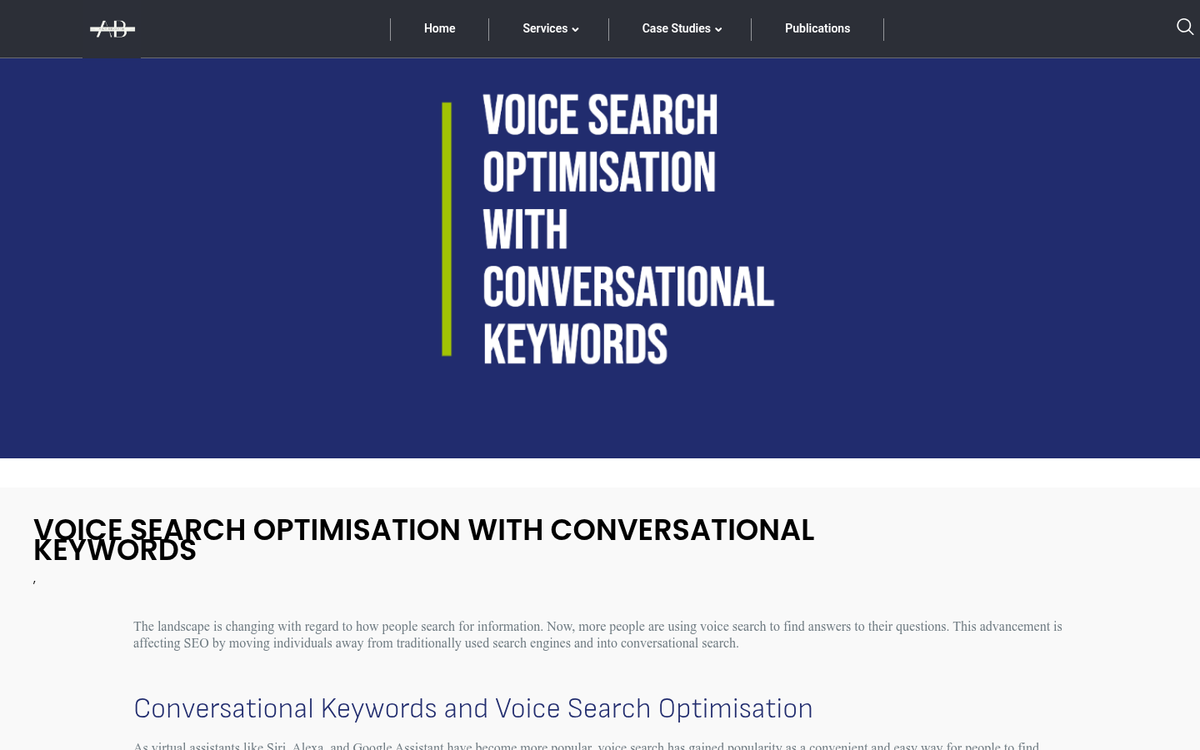 Person speaking voice search query aloud