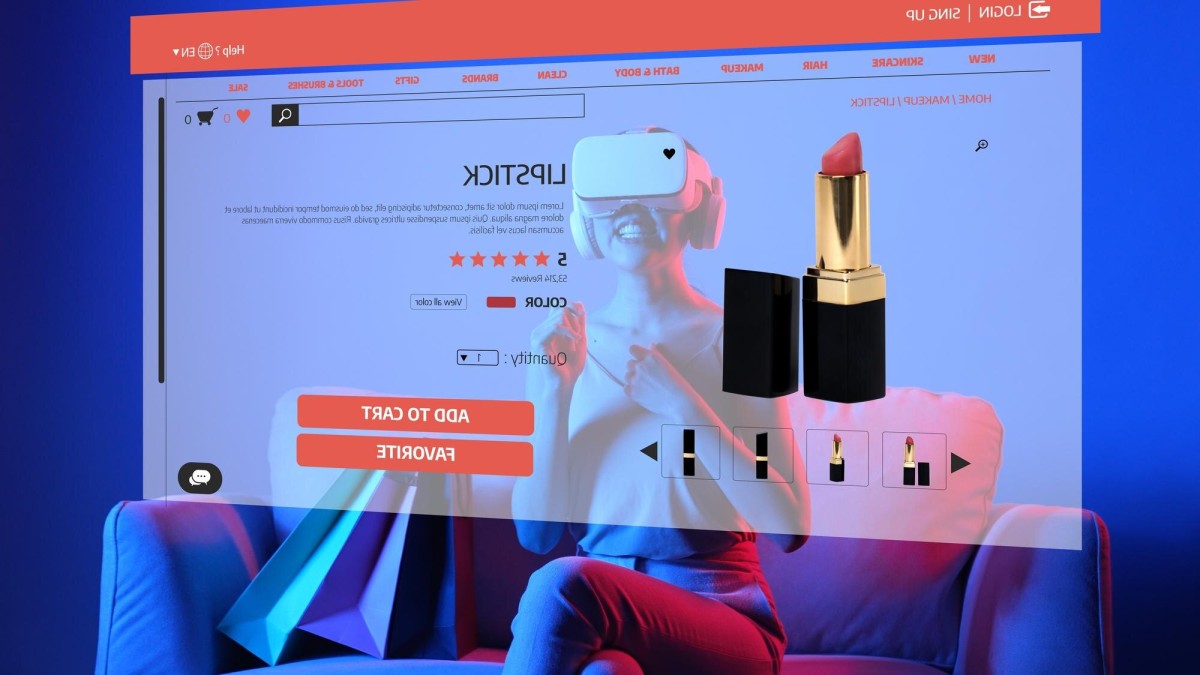 Person selling online advertising space digitally